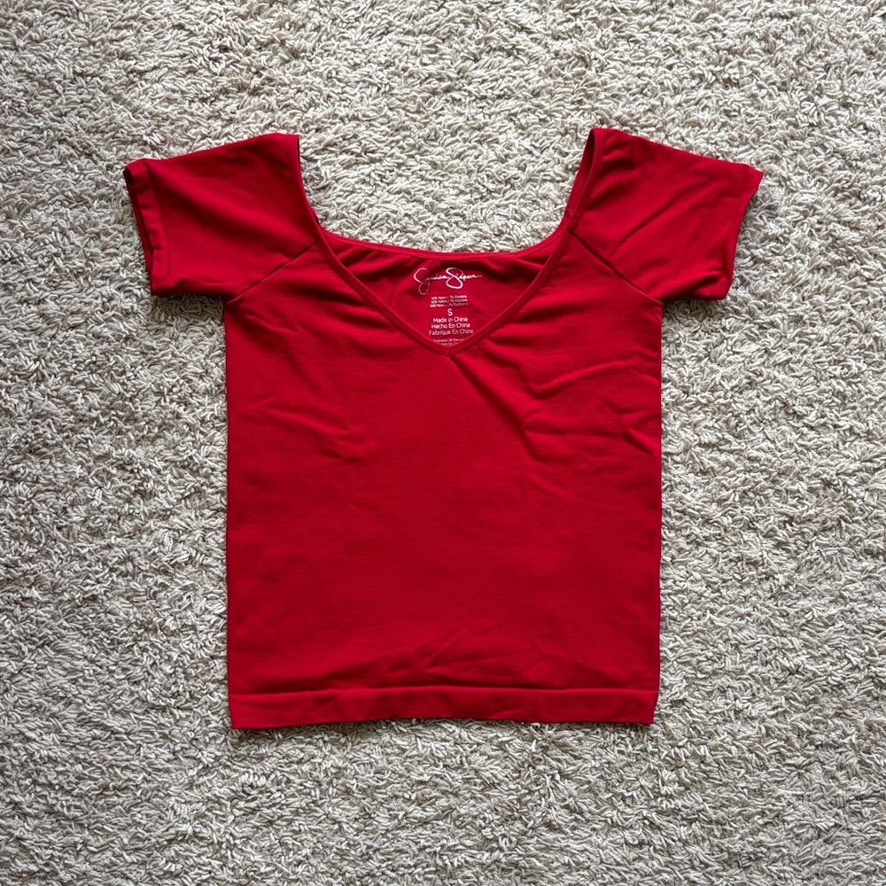 Red Crop Top